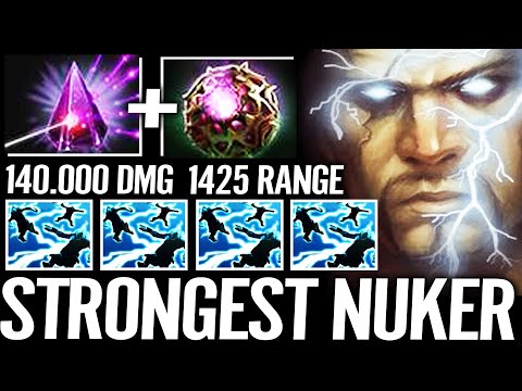 🔥 140.000 DMG 1425 MAX Cast Range — Seer Stone + Octarine ZEUS 100% Strongest Magic Nuker Dota 2 Pro