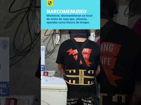 Monteros: desmantelaron un local de venta de ropa que, además, operaba como kiosco de drogas