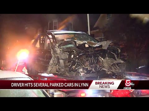 Driver hospitalized after wild crash