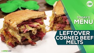Leftover Corned Beef Melts | Air Fryer Edition