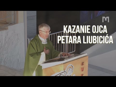 Kazanie o. Petara Ljubicića OFM - franciszkanina, który ogłosi 10 tajemnic.