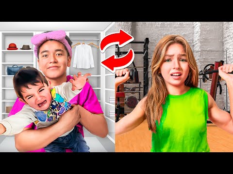 CAMBIO DE CASA CON MI NOVIA POR UNA NOCHE!!