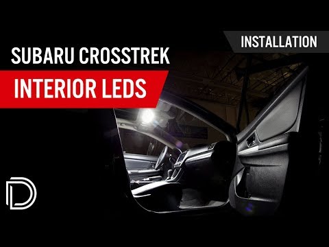 How to Install Subaru XV Crosstrek Interior LEDs