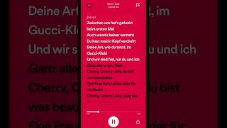 cherry lady - capital bra #fy #spedupsongs