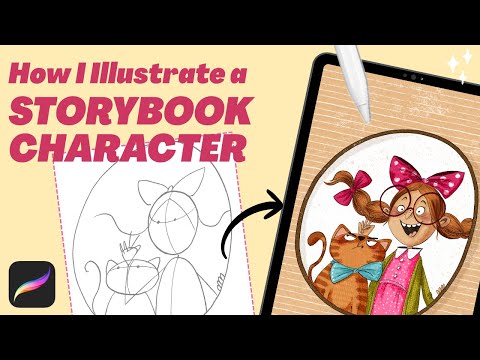 From First Sketch to Finished Illustration — My Storybook Procreate Workflow