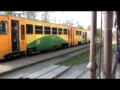 Vlakové nádraží v Písku - příjezd vlaku Regionova