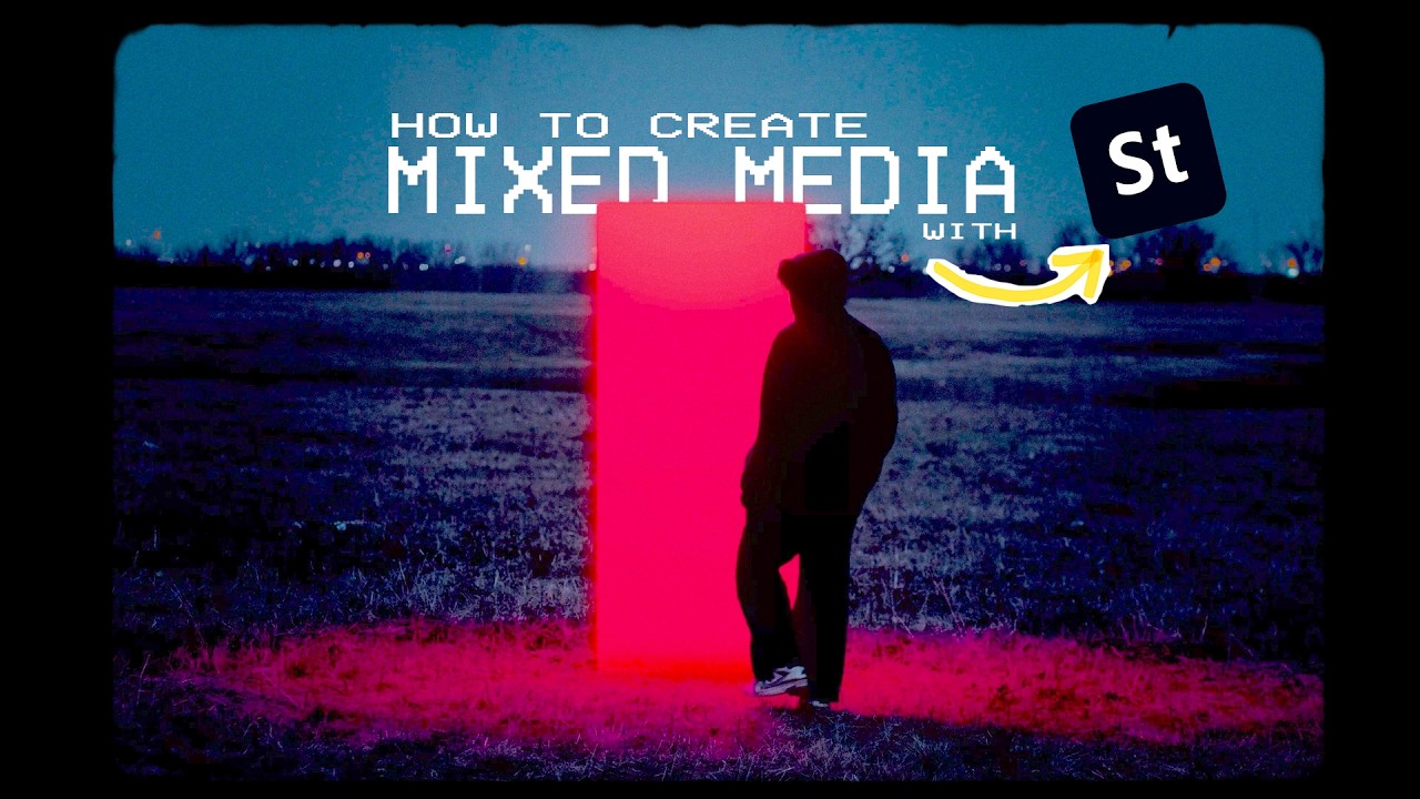 How Simon Sanjur makes mixed media animations using Adobe Stock | Adobe Creative Cloud