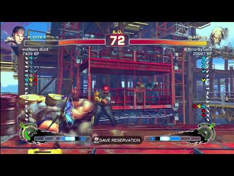 SSF4 [Ryu] evilNavy duxX vs WarriorBySand [Gen]