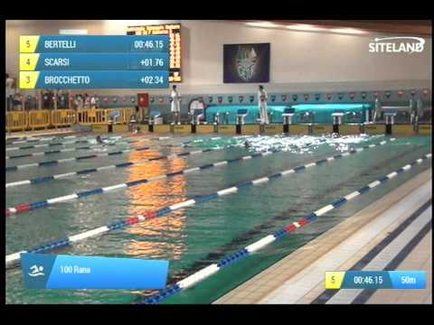 Serie 5 dei 100 Rana  Assoluti Femmine Master - Campionati Regionali Masters 2014 di Veneto e Friul