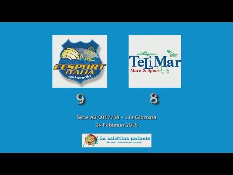 HILites Serie A2 2017/18 (11a Giornata) - Studio Senese Cesport vs. TE.LI.MAR. 9-8
