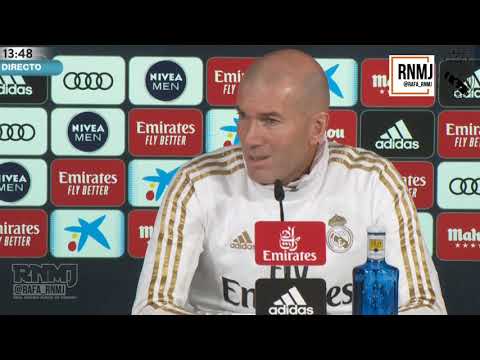 Rueda de prensa de ZIDANE previa Valladolid - Real Madrid (25/01/2020)