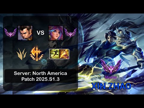 Xin Zhao Jungle vs Lillia - NA Master - Patch 25.S1.3