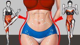 🔥Get a FLAT BELLY in 2 Weeks➜30-Min Powerful Standing Abs Workout to Lose Belly Fat Fast