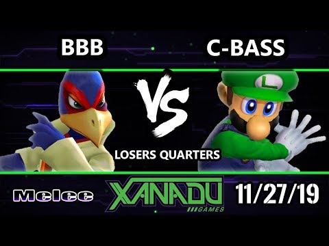 S@X 330 SSBM - BBB (Falco) Vs. C-bass (Luigi) Smash Melee Losers Quarters
