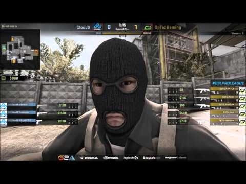 Cloud9 vs. OpTic - ESL Pro League Map 1 Cache