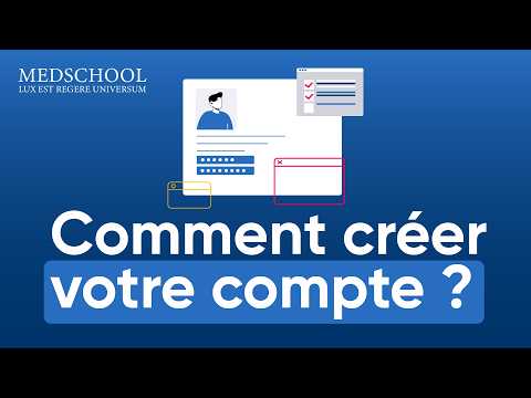 Comment créer votre compte ?
