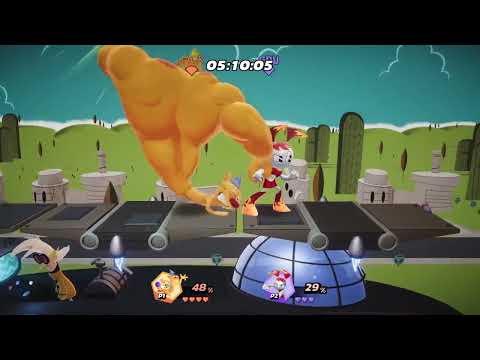 Nickelodeon All-Star Brawl Catdog VS Jenny