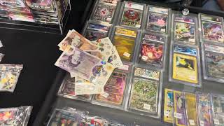 Kent card show Vlog vendor people what vendor doing also selling like comment below  subscribe 