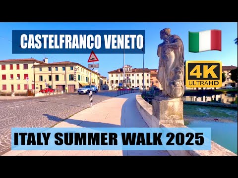 Italy - Castelfranco Veneto Summer Walking Tour, 26 July 2025