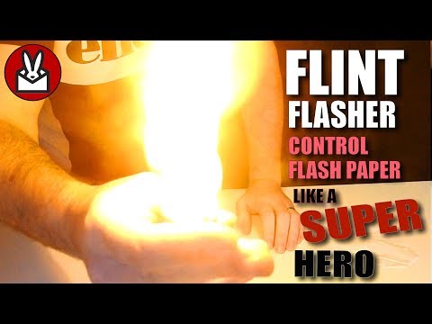 Flint Flasher Magicians Flash Paper Wool Igniter
