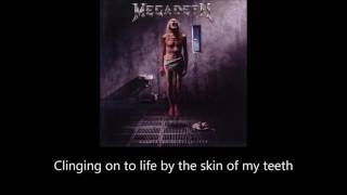 Megadeth - Skin O&#39; My Teeth (Lyrics)
