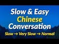 Slow Easy Chinese Conversation Practice Mandarin Chinese