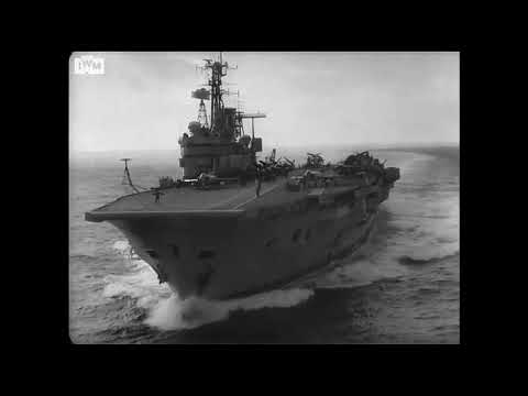 🇬🇧HMS Hermes, HMS Ark Royal and HMS Victorious sail together in the Mediterranean (1960)