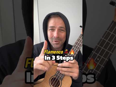 Learn FLAMENCO on Ukulele in 3 EASY Steps! 💃🔥 #ukulele #tutorial