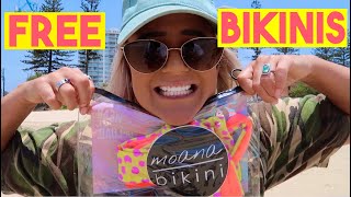 HANDING OUT FREE BIKINIS TO STRANGERS ON THE BEACH