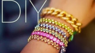 DIY Beaded Stackable Bracelets {EASY}