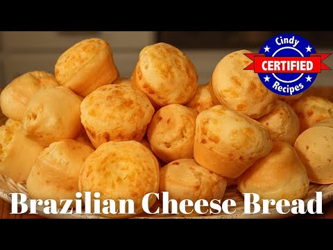 BRAZILIAN CHEESE BREAD!! ( PAO DE QUEIJO ) Cheesy, Delicious and SO EASY, You’ll Make Them Everyday!