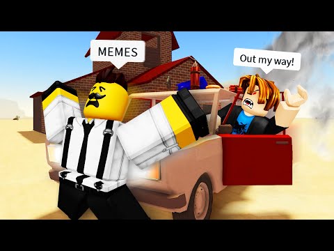 ROBLOX A Dusty Trip Funny Moments (MEMES) 🚗
