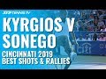 Nick Kyrgios v Lorenzo Sonego: Entertaining Rallies & Great Shots | Cincinnati 2019