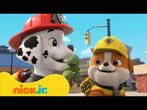 Capa de Rubble e Sua Turma | Marshall, da Patrulha Canina, Visita Rubble! | Nick Jr. em Português