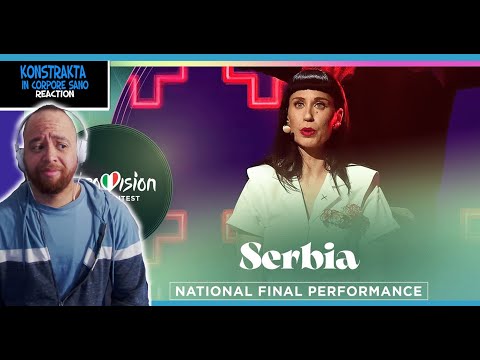 Konstrakta - In Corpore Sano - Serbia 🇷🇸 - National Final Performance - Eurovision 2022 Reaction
