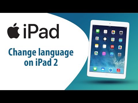 How to change language on Apple iPad 2?