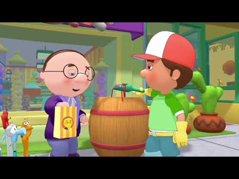 A Barrel with Full of Candies | Handy Manny