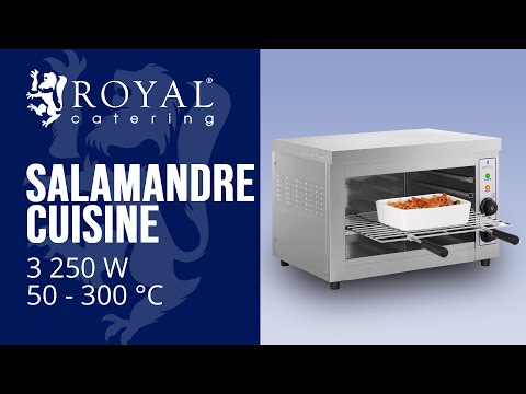 Vidéo - Salamandre cuisine - 3 250 W