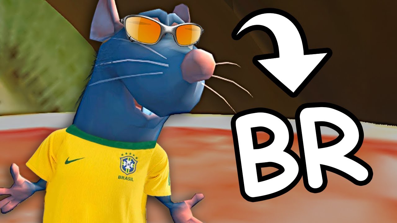 simplesmente o RATATOIULLE com dublagem BRASILEIRA