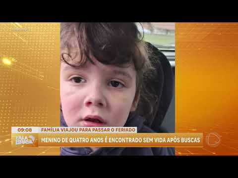 Caso Antônio: corpo de menino desaparecido é encontrado no rio Itajaí do Sul SC