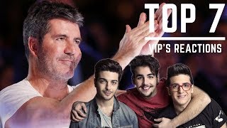 Video thumbnail of "IL VOLO - TOP 7 Celebrity Audience Reaction"
