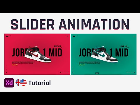 Slider Animation with Adobe Xd - ENG SUB