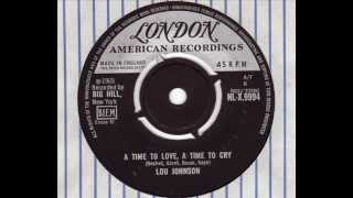 Lou Johnson - A Time To Love, A Time To Cry London 1965.wmv