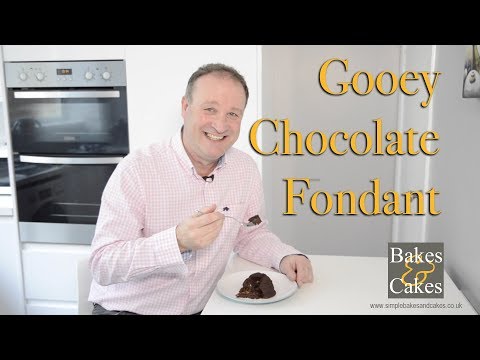 How to make hot gooey chocolate fondant dessert: Video recipe