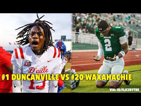 GAME OF THE YEAR?? #1 Duncanville vs #20 Waxahachie 2025