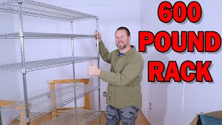 Style Brand 600 Pound Metal Storage Rack