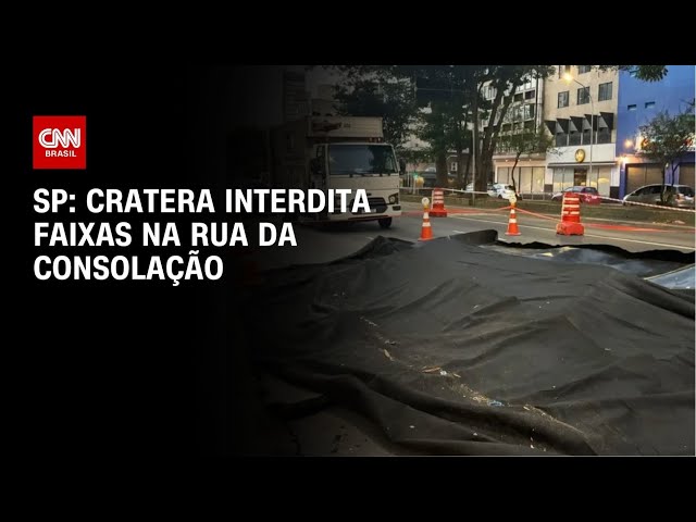 Explosão abre cratera na rua da Consolação, em São Paulo | CNN NOVO DIA