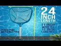 U S Pool Supply Professional Spa Hot Tub Pool Hand Leaf Skimmer Net With 12 Aluminum Pole Dee