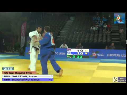 Judo 2014 European Championships Montpellier: Galstyan (RUS) - Bilichenko (UKR) [-60kg]