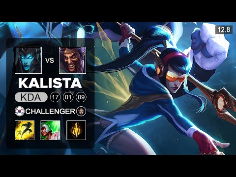 Kalista vs Draven ADC - KR Challenger - Patch 12.8 Season 12